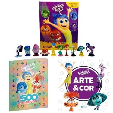 Imagem de Kit: Divertida Mente 2 (Novas Emoções) + Arte & Cor Divertida Mente 2 