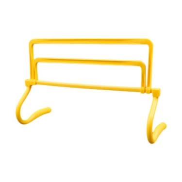 Imagem de rockible Equipamento de treinamento de velocidade e agilidade com barreiras, ajustável, conjunto de barras de salto para treino de futebol e animais de, Amarelo