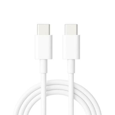 Imagem de Cabo USBC para USBC TPE PVC 1m 60W Branco Carregamento Rápido Power De