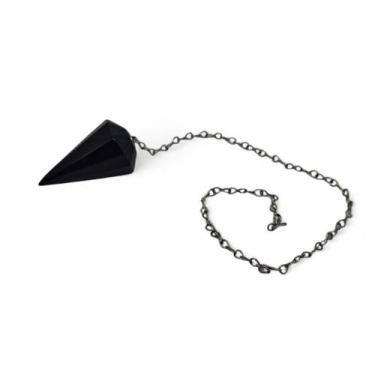 Imagem de Pêndulo Pedra Ônix Proteção Espiritual Equilíbrio Total 4 cm - Juan