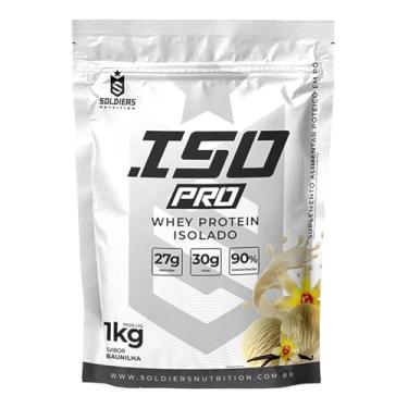Imagem de ISO PRO Whey Protein Isolado 1kg - Soldiers Nutrition Sabor: Baunilha