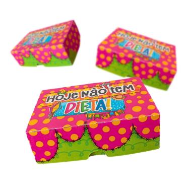 Imagem de 20 Caixinhas 3 Paçoquinhas Lembrancinha Festa Junina Arraia