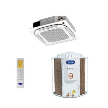 Imagem de Ar Condicionado Split Cassete Inverter Carrier Xpower Connect K7 4-Vias 58000 BTUs Quente/Frio 38CQVE60515MC - 220V