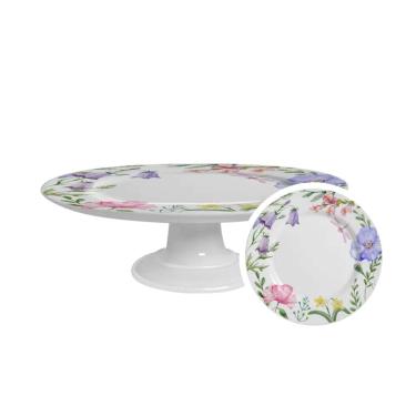 Imagem de Boleira Média de Cerâmica Lelis 29cm - Alleanza