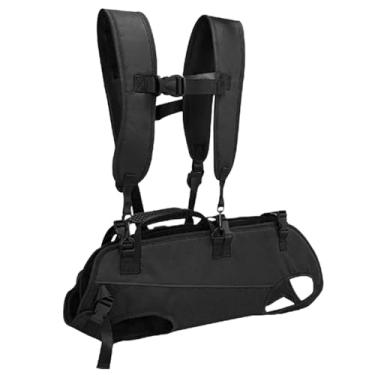 Imagem de Canguru Porta Cães | Carregador de Mochila Ajustável para Cães,Sling Multifuncional Para Animais de Estimação em Resgate Escadas Idosos Tratamento Caminhadas Veterinário Passeio