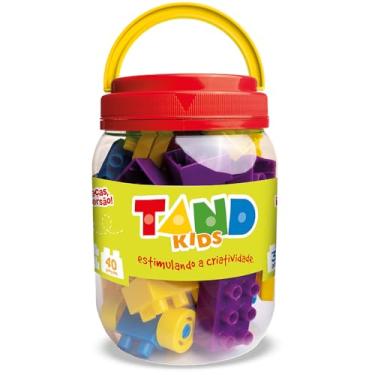 Imagem de Toyster - Tand Kids - Pote 40 peças - Blocos para Montar - TAND