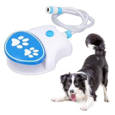 Imagem de ariarly Fonte de água para cães, irrigador de animais de estimação ao ar livre, dispensador automático de água para cães, irrigador de água com mangueira
