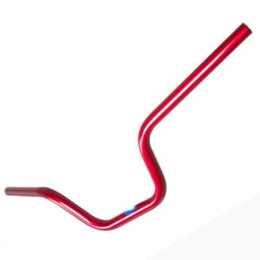 Imagem de Guidão pro tork esportivo alumínio cg 125 1983, VERMELHO, Único