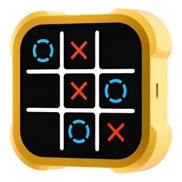 Imagem de Brinquedo Jogo Da Velha Eletrônico 3 Em1 Portátil Tic Tac Toe Touch. -