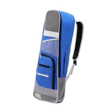 Imagem de Colaxi Mochila de mergulho com snorkel, bolsa de armazenamento para nadadeiras com alça de ombro ajustável, organizadora, bolsa de ombro para viagens, Azul