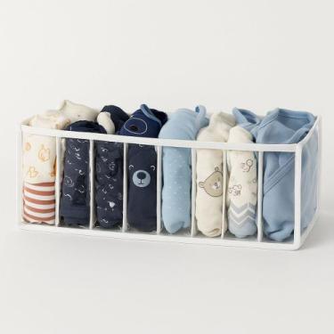 Imagem de Colmeia Organizadora Gaveta e Closet Tamanho M Para Roupa de Bebê, Aca