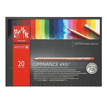 Imagem de Lápis De Cor Caran D'Ache Luminance Com 20 Cores - Caran Dache