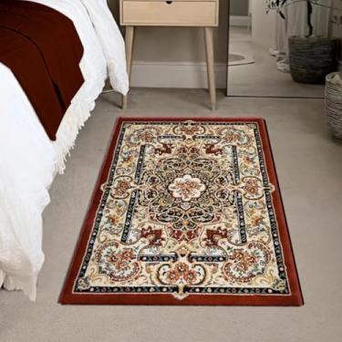 Imagem de 1 Tapete Quarto Beira Cama 1 milhão de Pontos 60x90 Mon Vr (M4Mon VERMELHO Egípcio Alto Padrão - 1 milhão de pontos Alto Padrão)