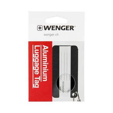 Imagem de Etiqueta De Identificacao Para Bagagem Wenger Em Alumínio Preta