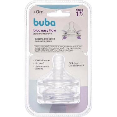 Imagem de Buba Bico Easy Flow Para Mamadeira 2 Unidades +0M