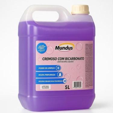 Imagem de Lava Roupas Sabão Liquido Com Bicarbonato de Sódio 5L Lavanderia Profi