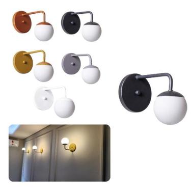 Imagem de Arandela Interno Externo Retro Bola Alumínio Decorações - ideallume, B