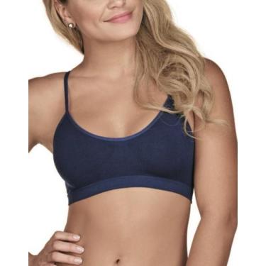 Imagem de Sutiã Ultraleve DeMillus 61400 Tamanho Único (Veste 40 a 46) Sem Costu