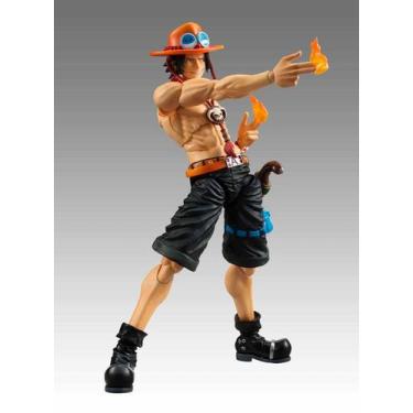 Imagem de Boneco Portgas D Ace Articulado One Piece Action Figure Brinquedo Cole