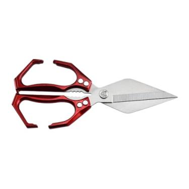 Imagem de Rrlihjgu Tesoura De Cozinha Para Alimentos | Tesoura De Aço Inoxidável Para Cortar Carne | Utensílio Culinário Para Cortar Frango Peru Peixe Legumes Caranguejo Processamento De Aves Para Apartamentos