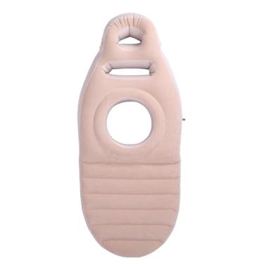 Imagem de TOPINCN Cosceram de Corpo Inteiro, Flutuação Inflável da Piscina, Colchão de Suporte para Dormir Lateral de PVC, Travesseiro de Conforto Com Barriga para Suporte para Dormir Ioga (Cinza)