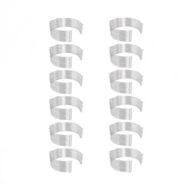 Imagem de Kit 12 Abraçadeira Impacto Cano 20mm 1/2'' Incolor Estrela