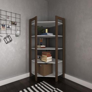 Imagem de Closet Modulado Aberto - Estante de Canto 70,5x70,5cm com 5 Prateleira