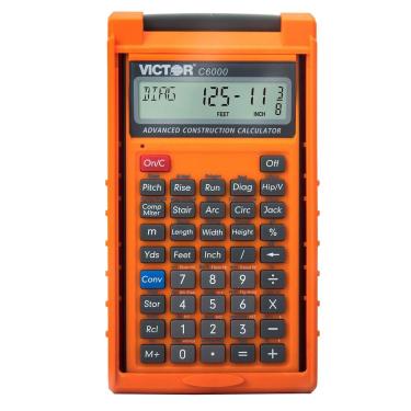 Imagem de Calculadora de construção Victor C6000 com estojo protetor