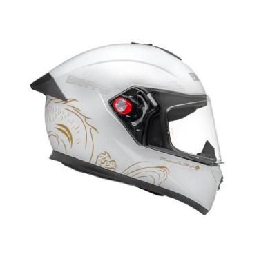 Imagem de Capacete Bieffe B12 Imperium, Branco Perolado com Dourado, 56