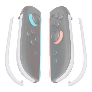 Imagem de eXtremeRate Replacement Decorative Strips for Joycon 2, Custom DIY Decoration Strip Side Housing Trim Shell with Prying Stick for Nintendo Switch 2 Controller - White