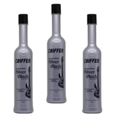 Imagem de Coiffer Kit Combo 3 Unidades de Shampoo Tonalizante Silver Black 300ml
