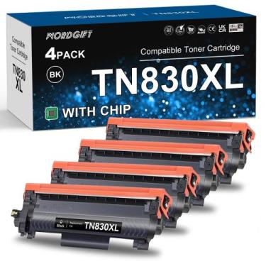Imagem de Cartucho de toner WORDGIFT TN830XL compatível com Brother (pacote com 