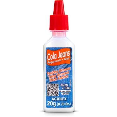 Imagem de Cola Pano Cola Jeans Bisnaga 20G CX com 12 - Acrilex