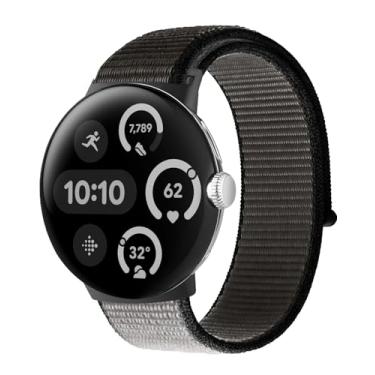 Imagem de BlackPro Compatível com Google Pixel Watch 4 de 45 mm/3 de 41 mm, pulseira esportiva respirável ajustável para Google Pixel 4/3/2/1 para homens e mulheres (cinza âncora, Pixel Watch 1/2/3 (41 mm))