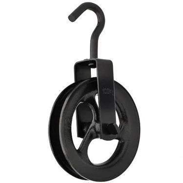 Imagem de Roldana De Ferro 160mm Com Gancho Paraboni 100156