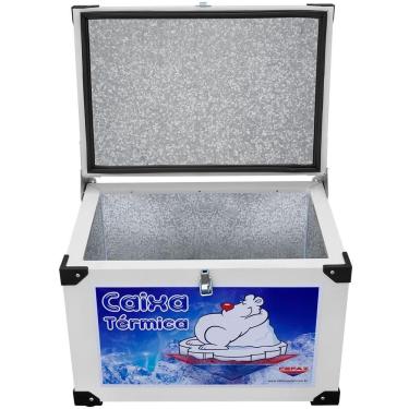 Imagem de Caixa Térmica 35 Litros Galvanizada Cefaz Com Válvula De Escoamento Ctg-35