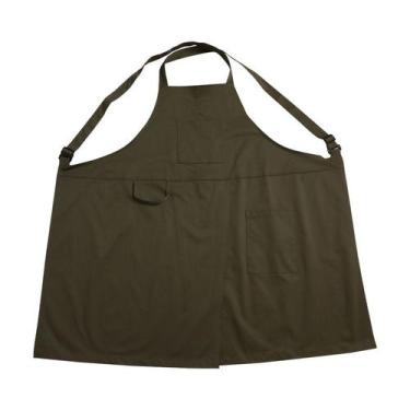 Imagem de Avental com bainha dividida com alças ajustáveis para cozinha, café, b