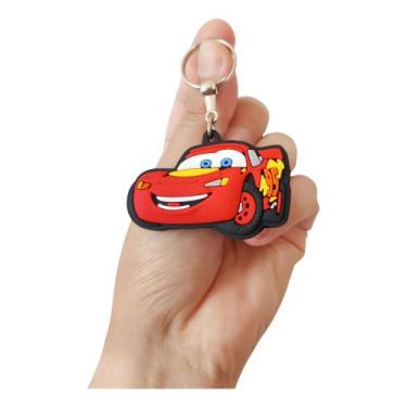 Imagem de Chaveiro Relâmpago Mcqueen Carros Borracha 3D - Perfeição