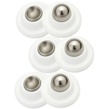 Imagem de Kit 3 Pares Batedor Magnético Imã Porta Trava Adesivo Parafuso NilosDe