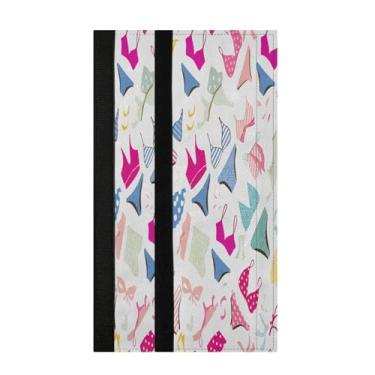 Imagem de Burbuja Conjunto de 2 capas de maçanetas de porta de geladeira com padrão de roupa de banho, lavável, forno, micro-ondas, antiderrapante, 35,5 x 14 cm