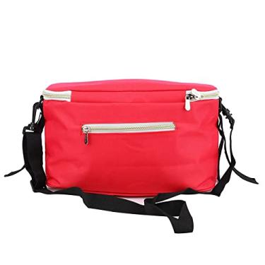 Imagem de HEEPDD Organizador de Carrinho de bebê, Bolsa de Armazenamento Com Porta-copos para Suprimentos Diários, Tecido Oxford Leve para Pais Em Movimento Organizador de Carrinho de bebê, Doméstico (Com