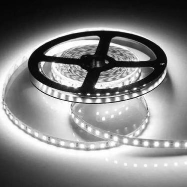 Imagem de Fita LED Luz Branco Frio 5m 14,4w 5050 Casa Quarto Sala Rebaixamento G