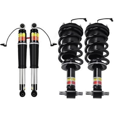 Imagem de Conjunto de amortecedores dianteiros e traseiros com controle magnético de passeio, compatível com Cadillac Escalade 2015-2020, Chevy Tahoe Suburban, GMC Yukon XL, substitui 84176631 e 84176675