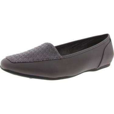 Imagem de Easy Street Thrill Perf feminino, Cinza, 8.5 Wide