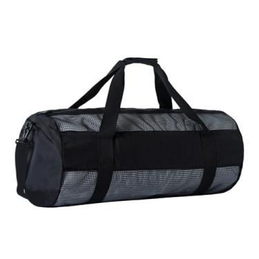 Imagem de Bolsa de Snorkel Equipamento Mergulho Design Malha Plegável Fácil Transportar para Snorkeling Surfing Nylon com Zipper PVC Cintos Ajustáveis Leve