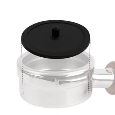 Imagem de watchget Máquina de café expresso, disco de backflush de silicone, inserção cega de disco de limpeza de espresso, filtro cego para máquinas de café expresso, 58 mm