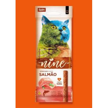 Imagem de Bifinho Spin para Gatos Sabor Salmão Carne Frango Cordeiro, SALMÃO
