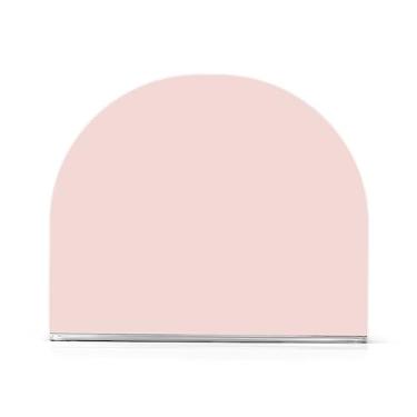 Imagem de Porta-guardanapos de acrílico Misty Rose, porta-toalhas de papel em forma de U, suporte vertical de toalha de papel