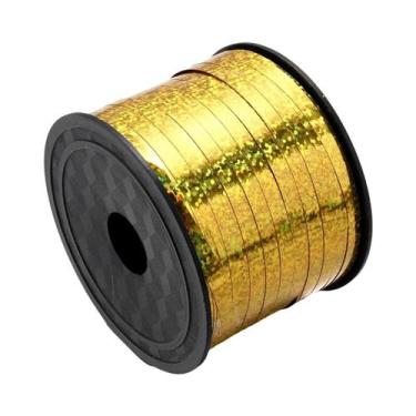 Imagem de Fita De Balão Arco-Íris 5mm 100 Jardas Rolo De Fita Plástica Laser Par