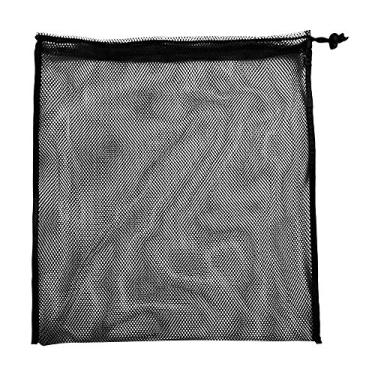 Imagem de Bolsa de Equipamento Esportivo Malha Sacola Armazenamento com Cordão para Bolas Tênis Squash e Sapatos